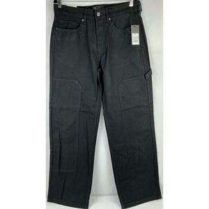 Original Use Relaxed Carpenter Pants Black Workwear Utility 34x32 Mens‎ New